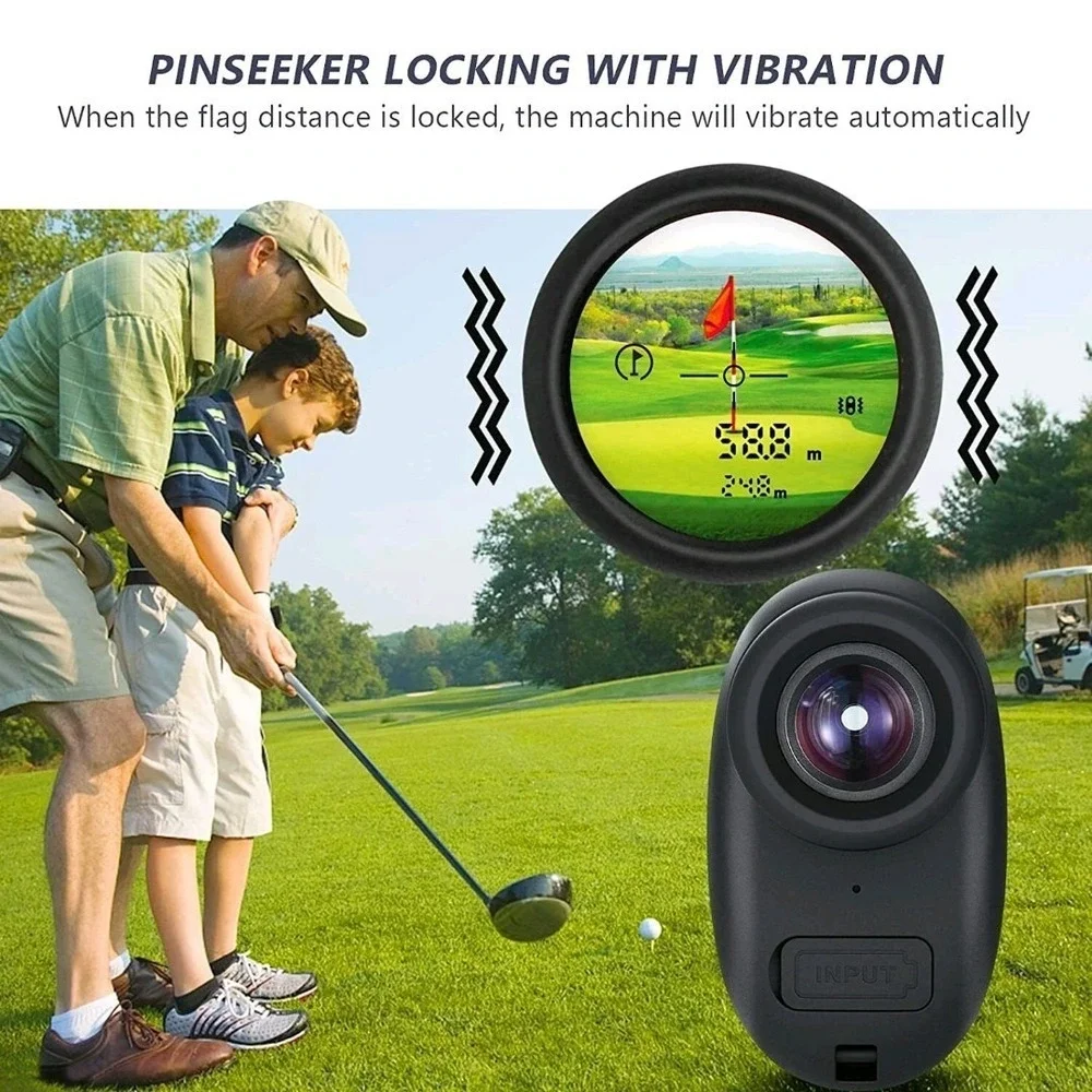 TACKLIFE MLR02 Golf Laser Rangefinder 900 Yard Flag Lock Vibration USB-C